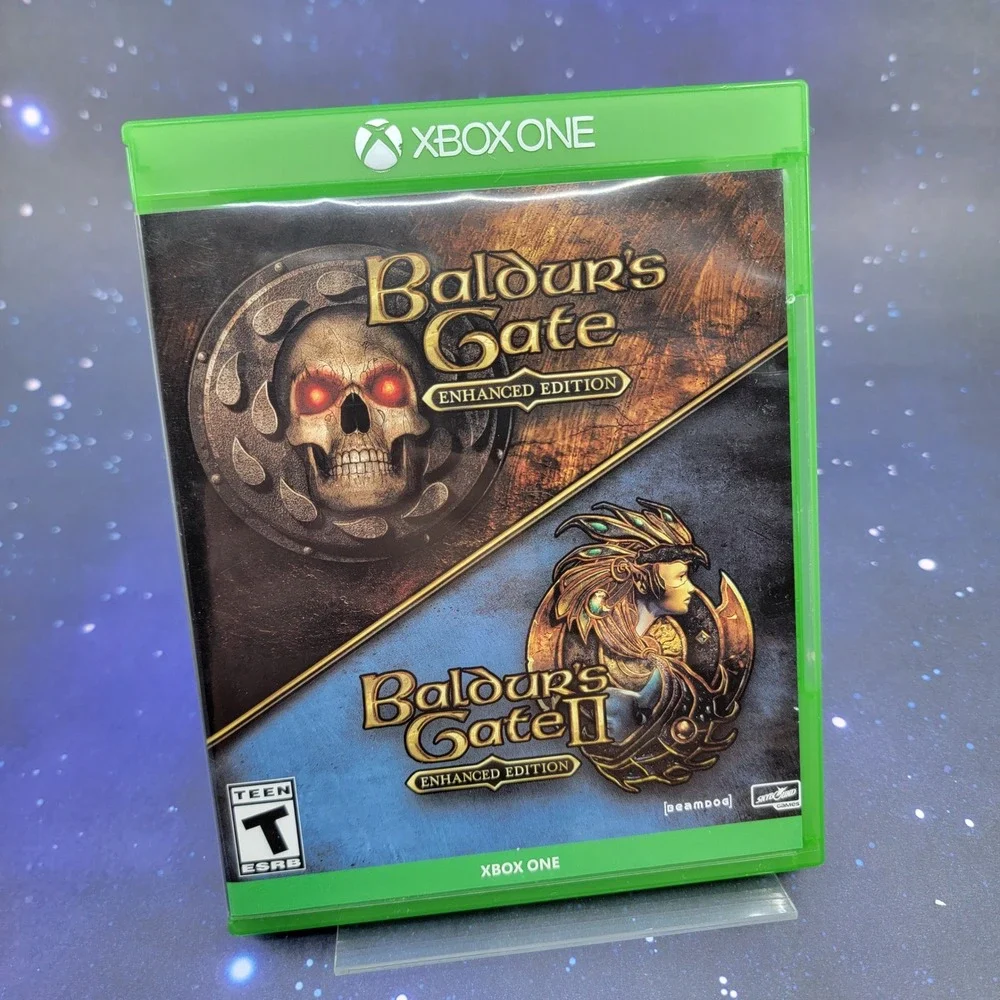 Baldur's Gate 1 & 2 Enhanced Edition Xbox One RPG Video Game Skybound Games Disc